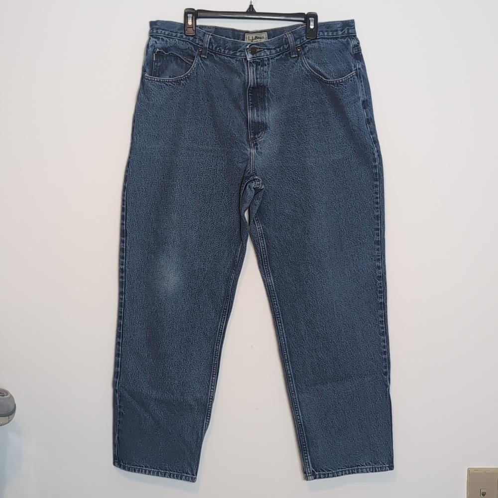 L.L. Bean Relaxed Fit Denim Blue Jeans